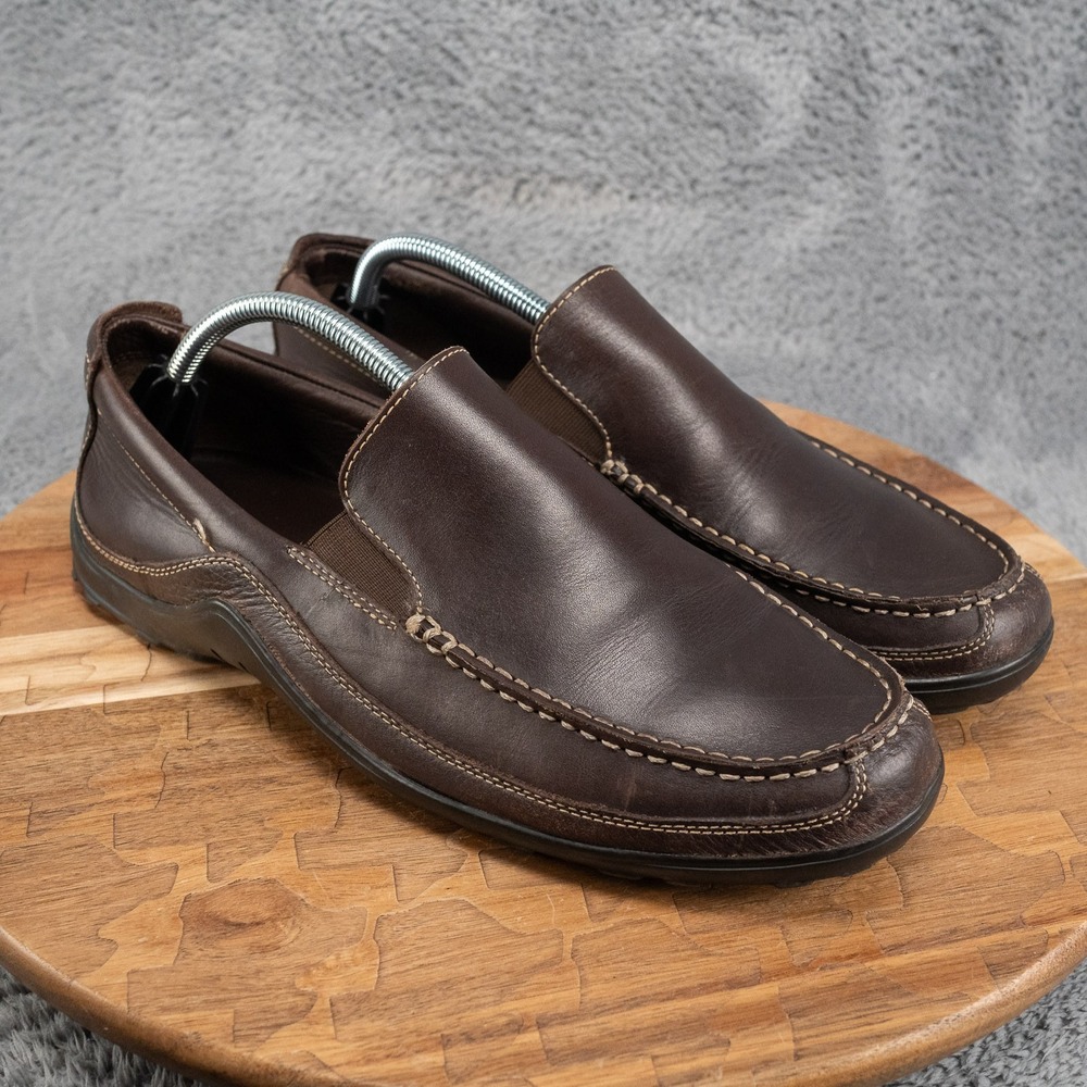 Cole Haan C04059 Tucker Venetian Loafer Brown Leather Slip On Shoes Sz 10.5 M